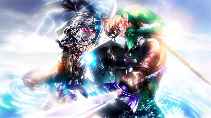 Zelda, die Legende von Zelda: Ocarina Of Time, Dark Link, Link, HD-Hintergrundbild