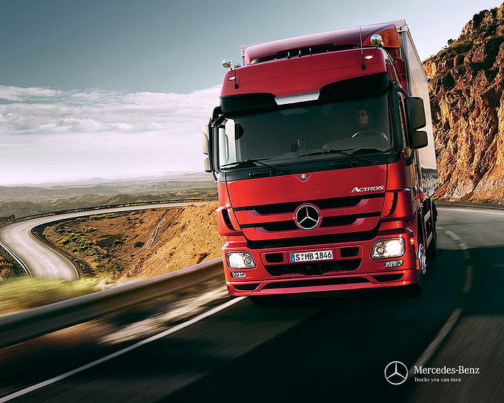transport de camions mercedes benz mercedes benz actros 1280x1024 Voitures Mercedes HD Art, camions, transports, Fond d'écran HD