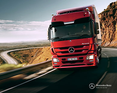 transport de camions mercedes benz mercedes benz actros 1280x1024 Voitures Mercedes HD Art, camions, transports, Fond d'écran HD HD wallpaper
