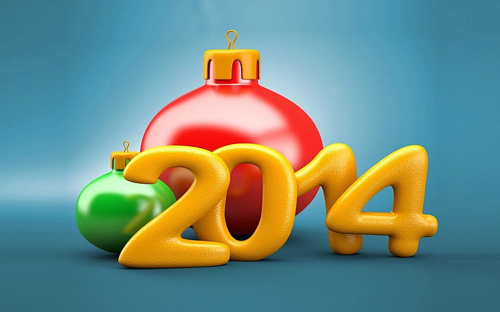 Nuovo anno 2014, 2014, nuovo anno, Sfondo HD