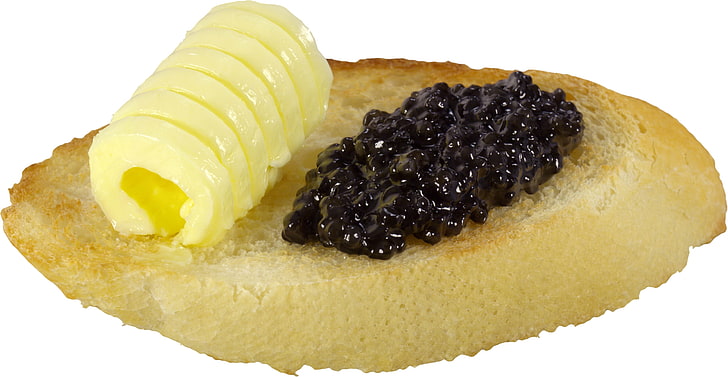 ขนมปังทาเนยไข่เนยขนมปังพื้นหลังสีขาว, วอลล์เปเปอร์ HD