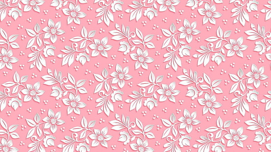 Flowers, Flower, Abstract, Floral, Pink, Texture, HD wallpaper HD wallpaper