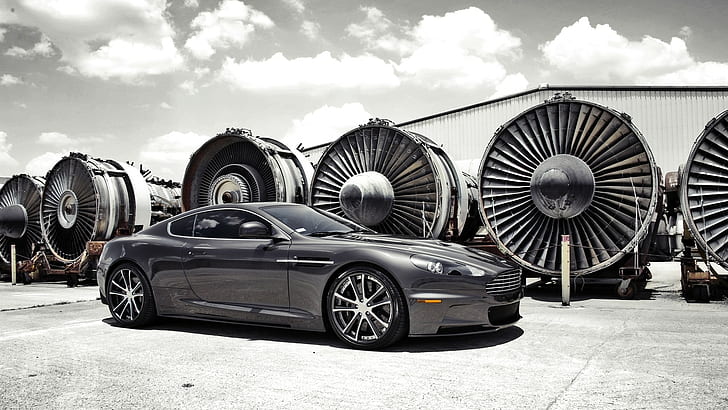 Aston Martin DBS Jet Engine HD, cars, engine, jet, martin, aston, dbs, HD wallpaper