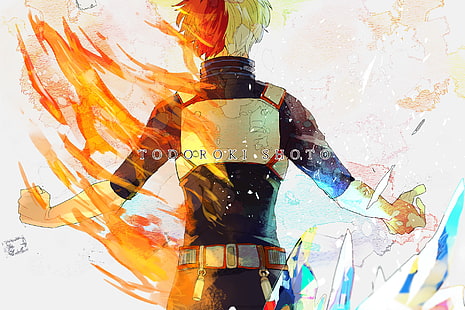 Anime, My Hero Academia, Shouto Todoroki, Wallpaper HD HD wallpaper