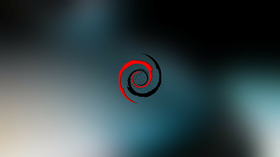 Debian, Swirl, 2560x1440, 4K фото, HD обои HD wallpaper