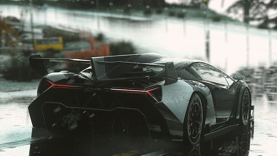 Driveclub, Auto, Rennwagen, Videospiele, Lamborghini, Lamborghini Veneno, HD-Hintergrundbild HD wallpaper