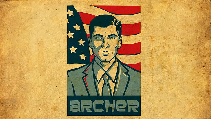 Archer HD, dibujos animados / cómic, arquero, Fondo de pantalla HD
