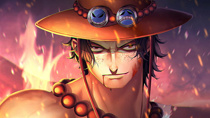 anime, One Piece, Portgas D. Ace, Tapety HD