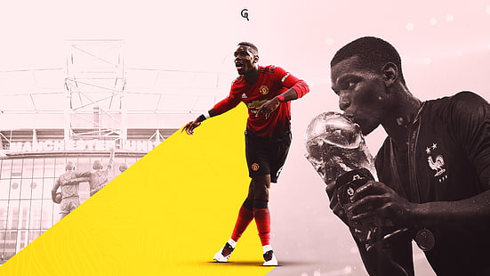 Fútbol, ​​Paul Pogba, francés, Manchester United F.C., Fondo de pantalla HD HD wallpaper