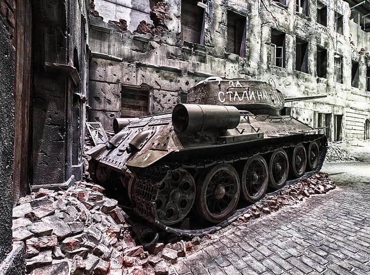 Gdańsk, military, vehicle, tank, HD wallpaper