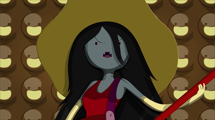 Adventure Time, Marceline sang ratu vampir, Wallpaper HD