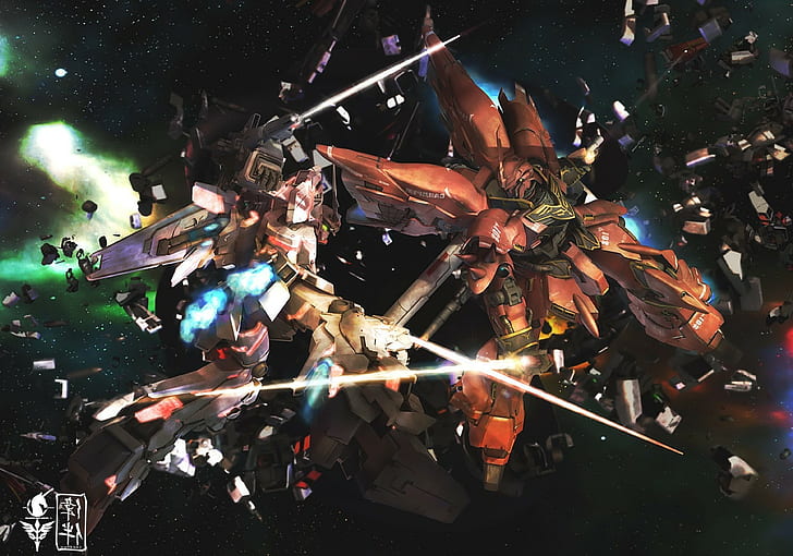 аниме, Gundam, мобильный костюм, мобильный костюм Gundam Unicorn, HD обои