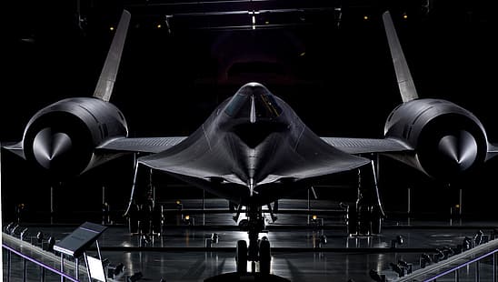 pesawat terbang, Lockheed, Lockheed SR-71 Blackbird, militer, pesawat militer, Wallpaper HD, Wallpaper HD HD wallpaper