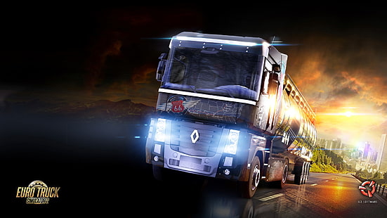 Euro Truck Simulator 2, HD обои HD wallpaper