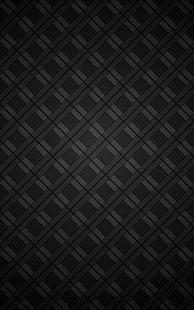 textil a cuadros gris y negro, papel tapiz de rejilla gris, patrón, monocromo, minimalismo, arte digital, pantalla de retrato, Fondo de pantalla HD HD wallpaper