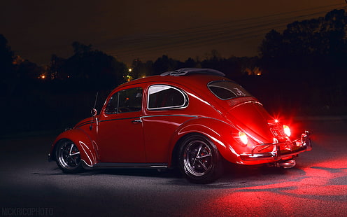 beetle, bug, lowrider, tuning, volkswagen, HD tapet HD wallpaper