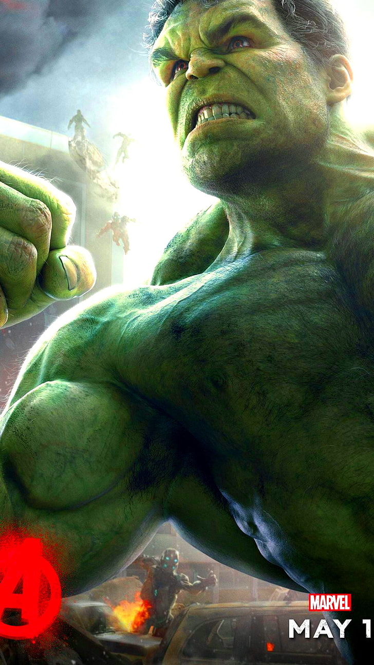 Mark Ruffalo As The Hulk, Marvel The Incredible Hulk, Film, Film di Hollywood, hollywood, 2015, Sfondo HD, sfondo telefono