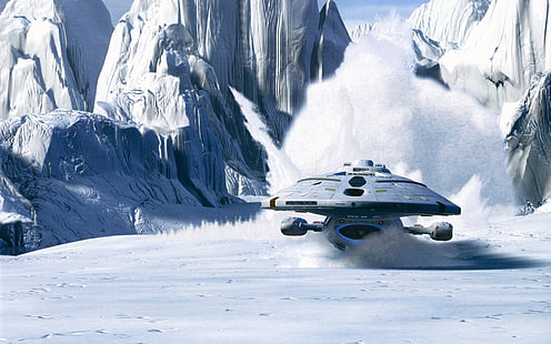 4K, zeitlos, USS Voyager, Star Trek Voyager, HD-Hintergrundbild HD wallpaper