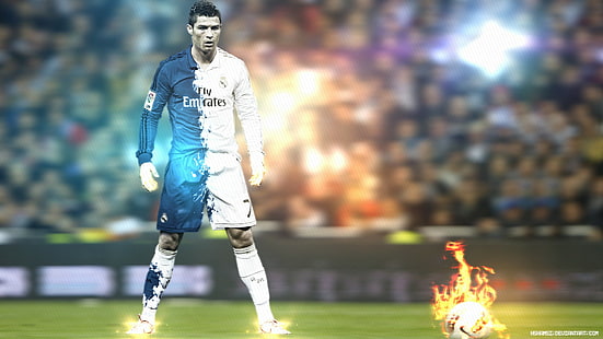 Fly Emirates, Cristiano Ronaldo, Ronaldo, Fußball, Stern, Form, Fly Emirates, Cristiano Ronaldo, HD-Hintergrundbild HD wallpaper
