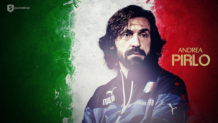 Soccer, Andrea Pirlo, Italian, Juventus F.C., HD wallpaper