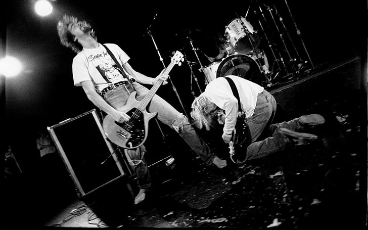 Nirvana, Krist Novoselic, Kurt Cobain, Dave Grohl, Wallpaper HD
