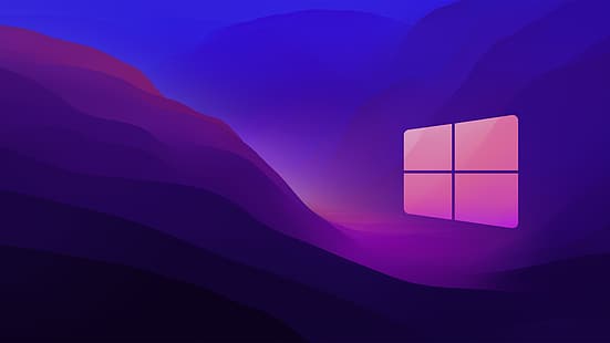 Windows 11、Windows 10、ミニマリズム、 HDデスクトップの壁紙 HD wallpaper