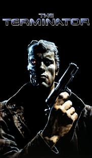 Terminator ، ملصقات الأفلام ، أرنولد شوارزنيجر، خلفية HD HD wallpaper