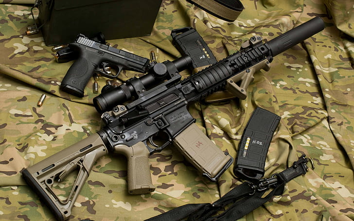 تصوير فوتوغرافي ، 2880 × 1800 ، AK-74 ، كلاشينكوف ، بندقية ، سلاح، خلفية HD