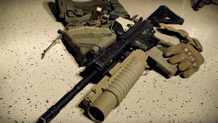 arma, M4A4, Softair, Sfondo HD