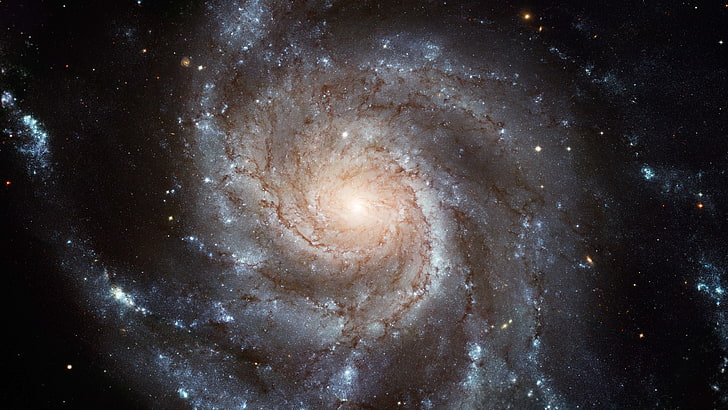 Млечный путь, спиральная галактика, галактика, космос, HD обои
