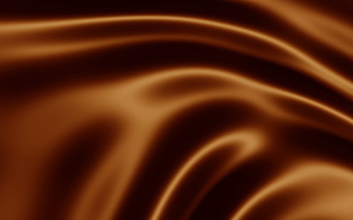 seda marrón, seda, brillo, textura, chocolate, Fondo de pantalla HD HD wallpaper