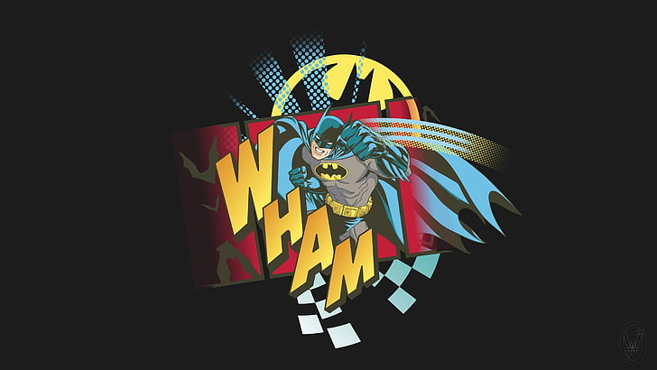 Batman, sketches, logo, comics, HD wallpaper