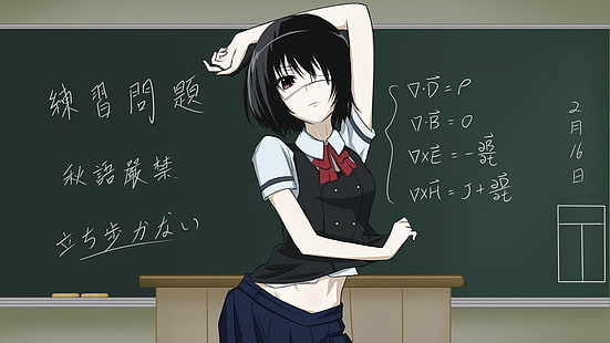 anime, anime dziewczyny, Another, Misaki Mei, Tapety HD HD wallpaper