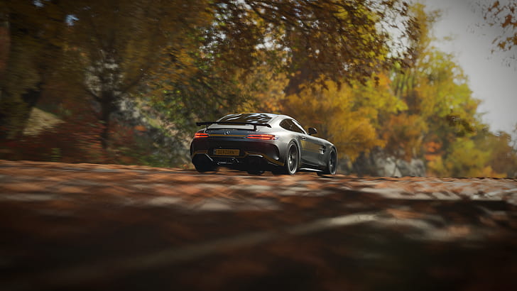 مرسيدس- AMG ، AMG GT-R ، السيارة ، Forza Horizon 4 ، ألعاب الفيديو، خلفية HD