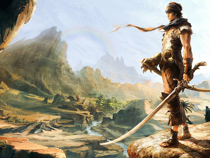 Man holding sword illustration, Fantasy, Warrior, HD wallpaper |  Wallpaperbetter