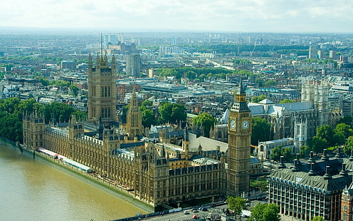 Regno Unito, Inghilterra, Palazzo di Westminster, Big Ben, Big Ben Londra, Regno Unito, Inghilterra, Palazzo di Westminster, Big Ben, Londra, in alto, foto della città, Sfondo HD HD wallpaper