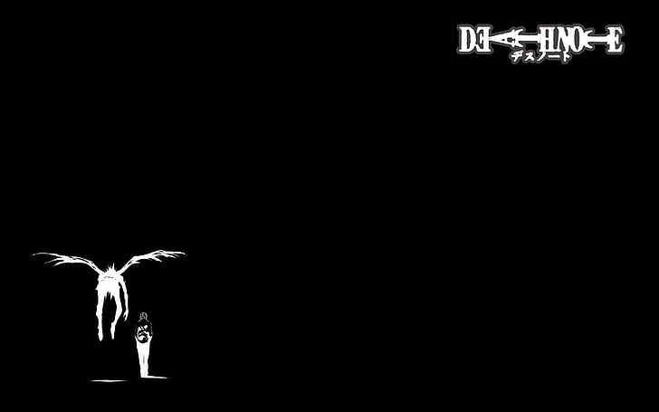 нота смерти легкие крылья рюк ягами лайт 1920x1200 Аниме Death Note HD Art, свет, нота смерти, HD обои