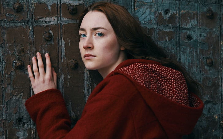 Saoirse Ronan oyuncu kız, kadın kırmızı kapşonlu, saoirse, ronan, oyuncu, kız, HD masaüstü duvar kağıdı