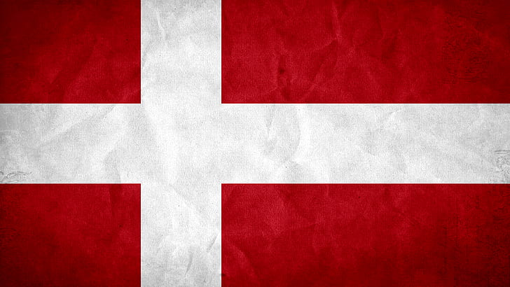플래그, 덴마크 국기, 덴마크 국기, 플래그, HD 배경 화면