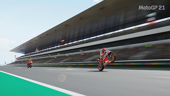 Moto GP, motosiklet, Yarış Motosikleti, yarış, Marc Marquez, Wheelie, Hız Tasarımı, Yamaha, Honda, HD masaüstü duvar kağıdı HD wallpaper