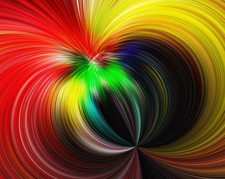 Colors Abstract, Aero, Colorful, Lines, Abstract, Star, Light, Wave, Background, Pattern, Swing, Doodle, Circle, Ornament, movement, Spirals, rotation, strokes, HD wallpaper