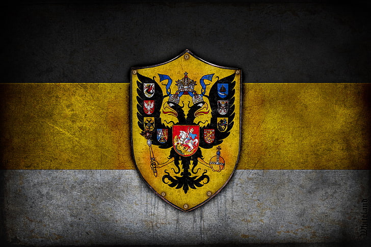 флаг Черногории, Флаг, Империя, Герб, HD обои