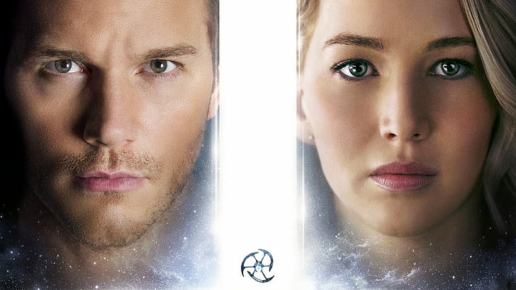 Movie, Passengers, Chris Pratt, Jennifer Lawrence, HD wallpaper