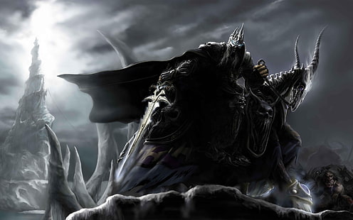 Warcraft, World Of Warcraft, Citadelle de la Couronne de glace, roi-liche, Fond d'écran HD HD wallpaper