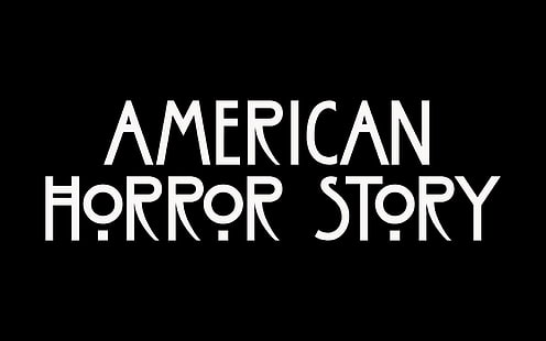 svartvit textillustration, American Horror Story, HD tapet HD wallpaper