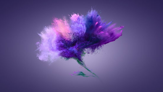 Ehre Magicbook Lager, Violet Splash, Abstract, HD-Hintergrundbild HD wallpaper