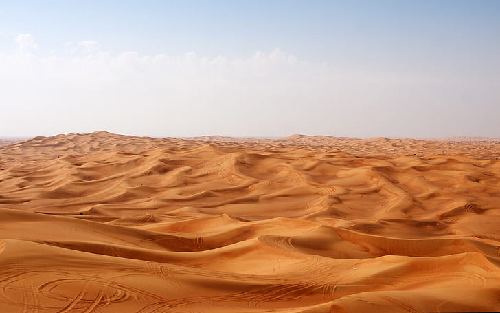 pemandangan, alam, gurun, pasir, bukit pasir, Wallpaper HD