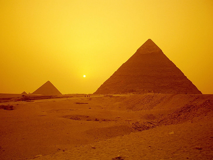 Great Pyramid of Giza, Egypt, Pyramid, Giza, Egypt, HD wallpaper