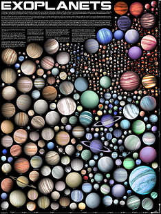 Exoplanets digital wallpaper, exoplanet, space, HD wallpaper HD wallpaper