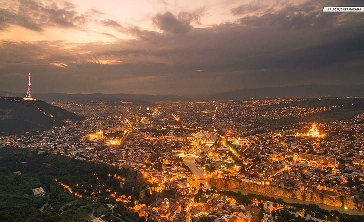 Tbilisi, Géorgie, Fond d'écran HD